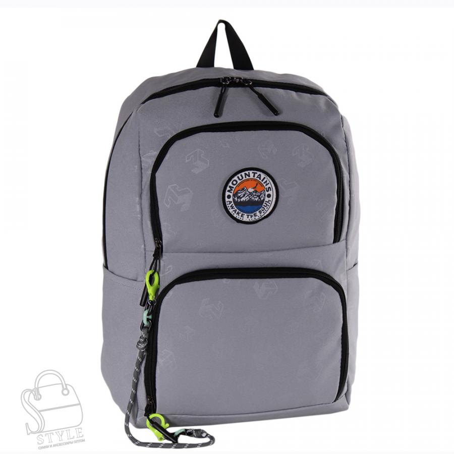 Рюкзак женский текстильный 494PW l.gray Sikale/30