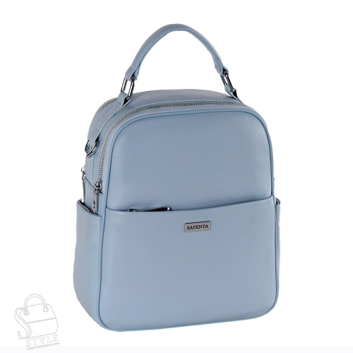 Рюкзак женский кожаный 970034 l.blue Velina Fabbiano-Safenta