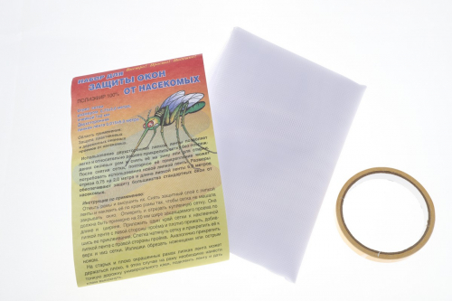 НАБОР для защиты окон от насекомых ш 75см 2м+липкая лента 0,015*6м.