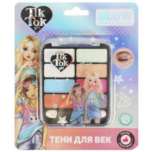 Косметика ДЛЯ ДЕВОЧЕК тени для век, 13 г. TIK TOK GIRL