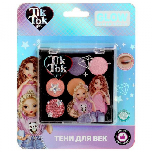 Косметика ДЛЯ ДЕВОЧЕК тени для век,10 г. TIK TOK GIRL