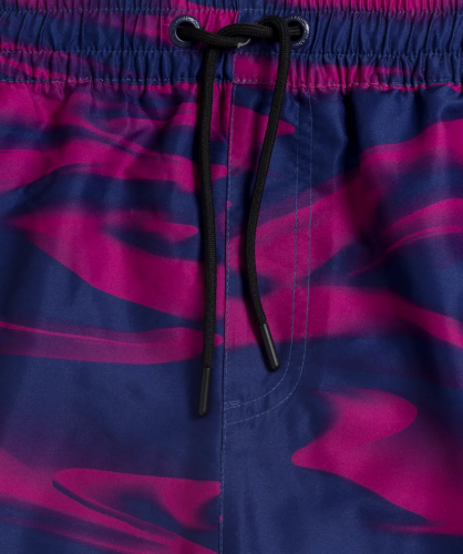 Пляжные шорты мужские Atlantic, 1 шт. в уп., полиэстер, голубые + розовые, KMB-216