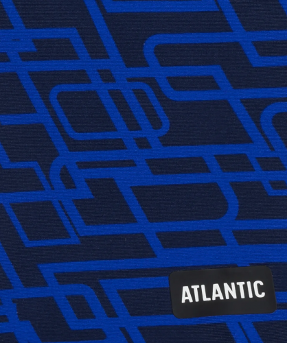 Купальные шорты мужские Atlantic, 1 шт. в уп., полиамид, темно-синие + голубые, KMS-316