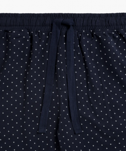 Мужская пижама Atlantic, 1 шт. в уп., хлопок, светлый хаки + темно-синяя, NMP-367