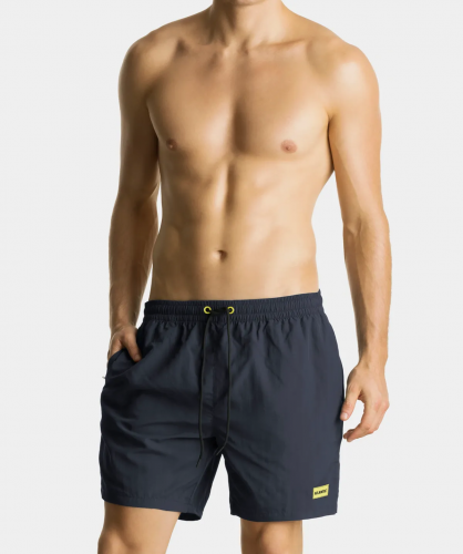 Пляжные шорты мужские Atlantic, 1 шт. в уп., полиэстер, графитовые, KMB-213
