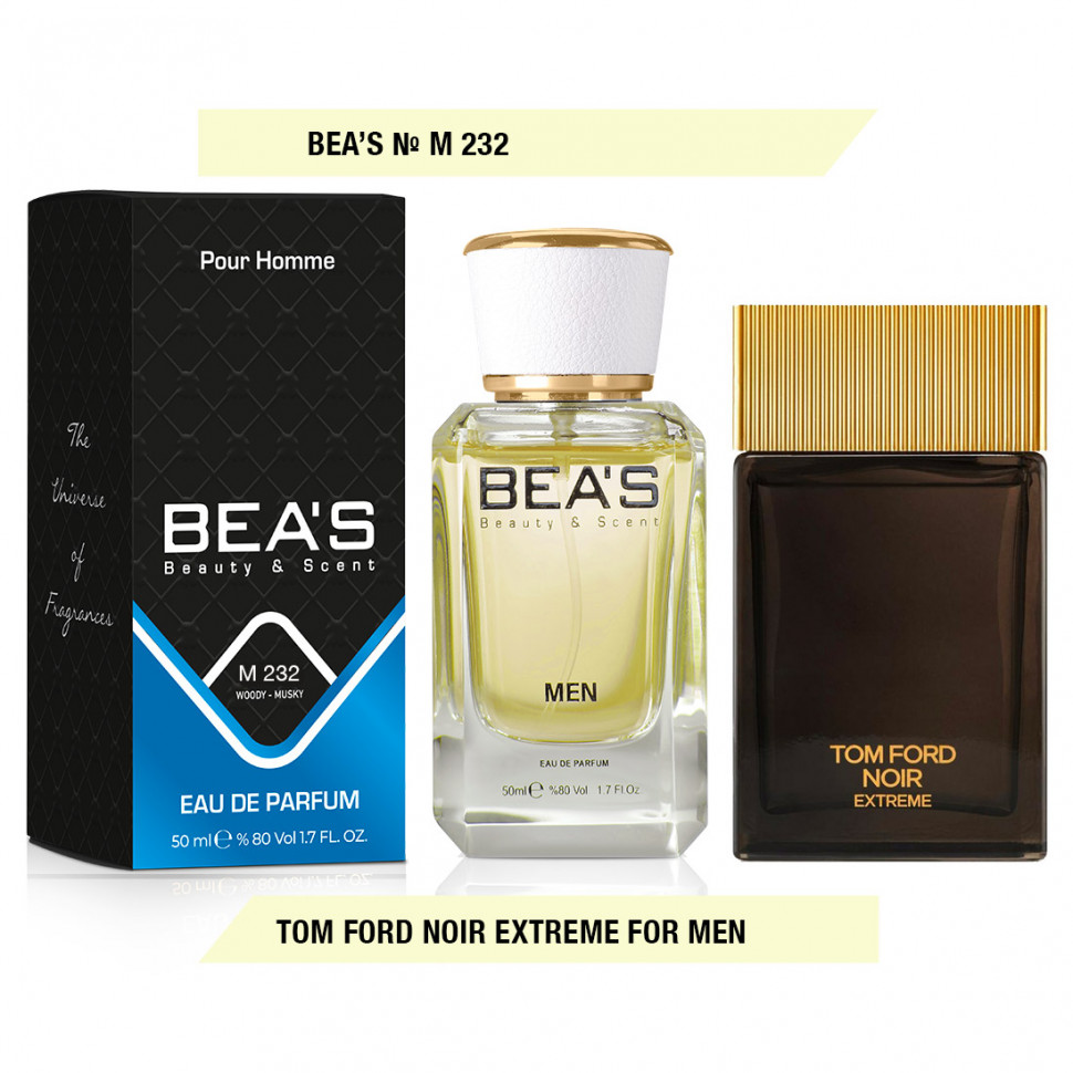 Мужская парфюмерия Парфюм Beas Tom Ford Noir Extreme for men M 232 edp 50 ml