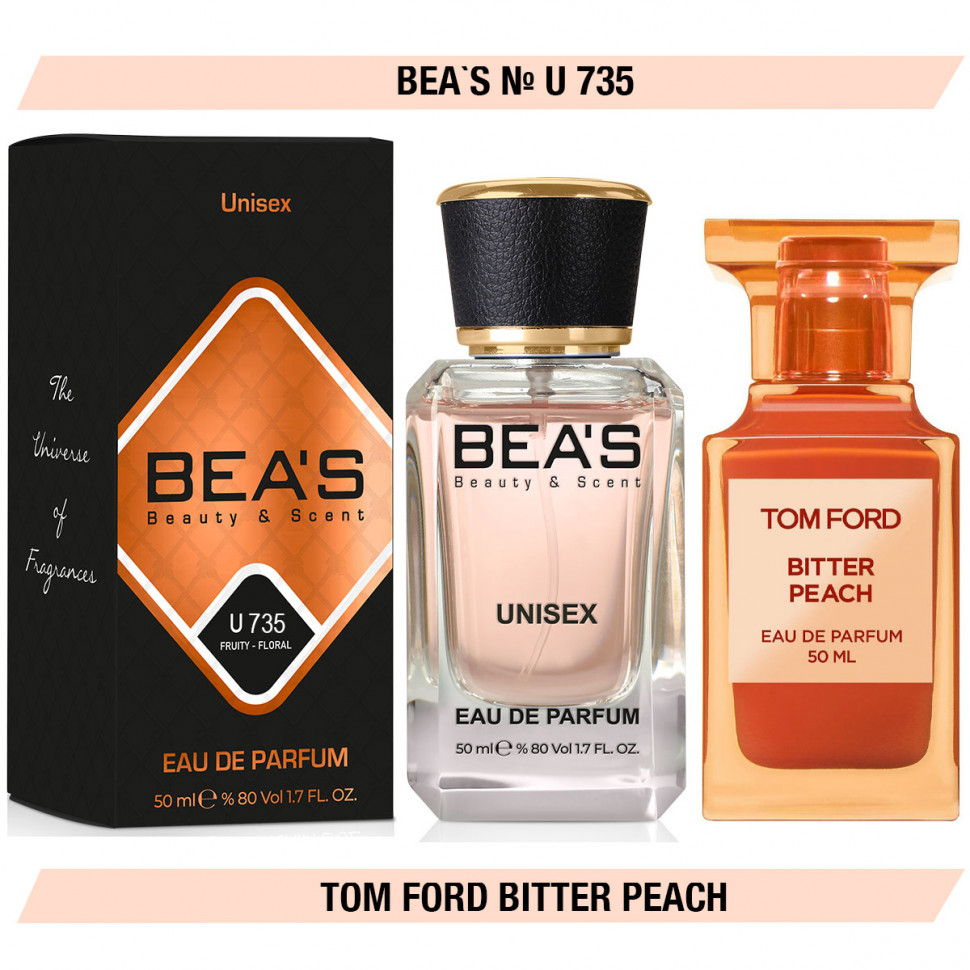 Духи Парфюм Beas Tom Ford Bitter Peach edp unisex 50 ml арт. U 735