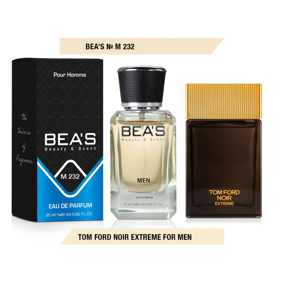 Мужская парфюмерия Парфюм Beas Tom Ford Noir Extreme 25 ml for men M 232