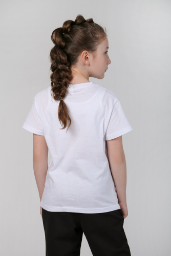 СТ.ЦЕНА 390 руб//Фуфайка (футболка) для девочки Бэйсик-1