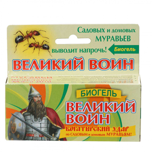 Великий воин 45г гель БИО от муравьев  к/60шт