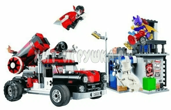 Конструктор Супергерои. Тяжёлая артиллерия Харли Квинн 449 дет. 10880-1, 10880