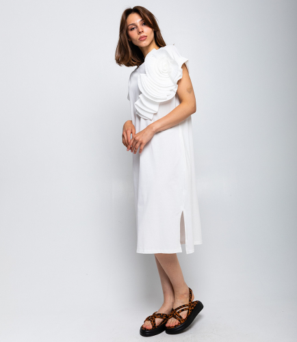 Платье #КТ2013-66, белый