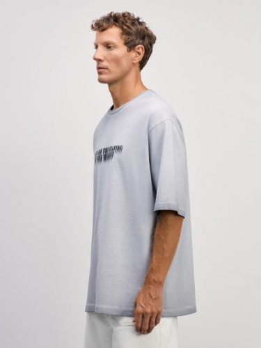 футболка мужская серый
