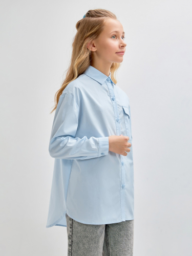 Блузка детская для девочек Bromo голубой