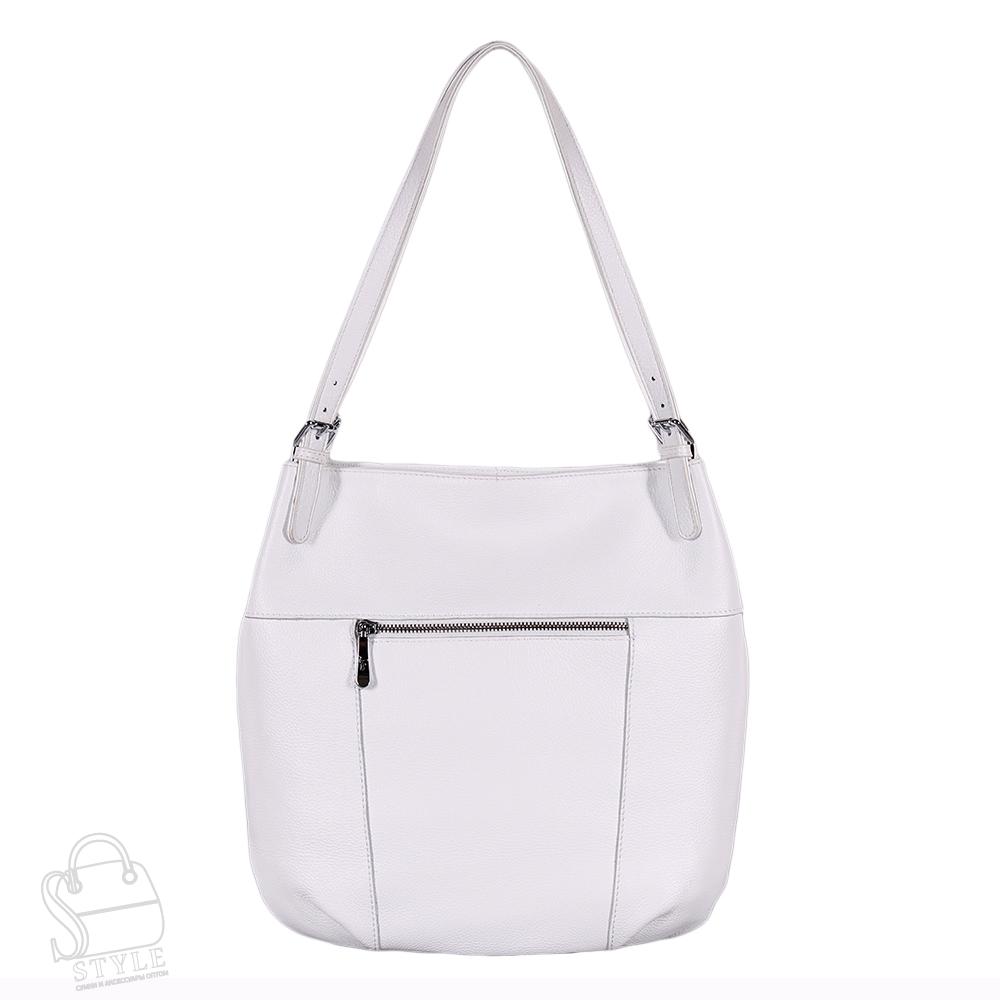 Сумка женская кожаная 99476 white Velina Fabbiano-Safenta