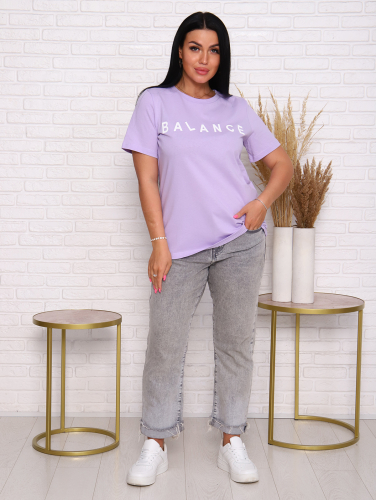 Баланс(св.лаванда) футболка женская