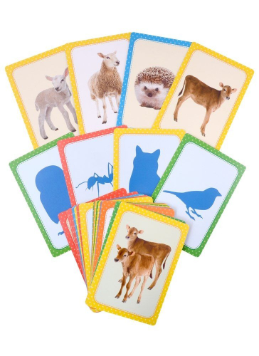 Уценка. Набор Умные карточки Животные Монтессори