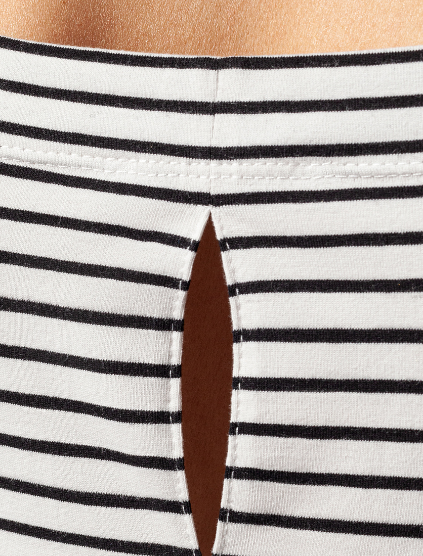 Платье черно-белое из премиального хлопка