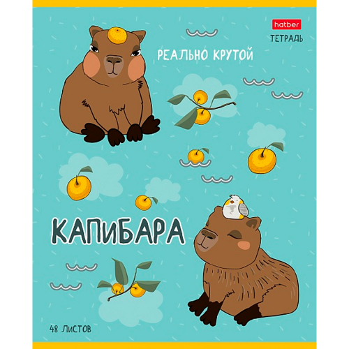 Тетрадь 48 л. А5ф клетка Реально крутой Капибара 48Т5В1 в Нижнем Новгороде