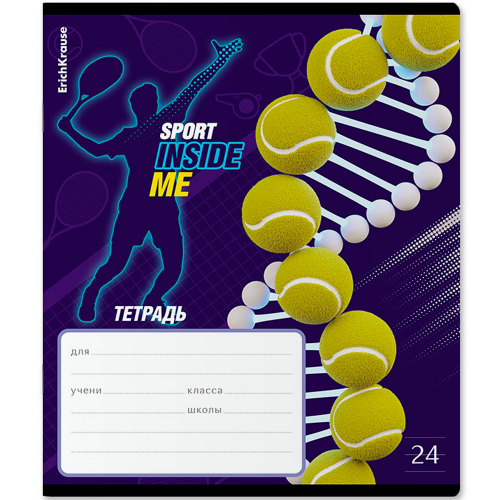 Тетрадь 24 л. линейка   Sport DNA 60591 в Нижнем Новгороде