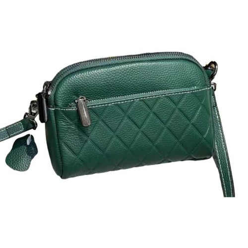 ст. цена1650руб.! Женская кожаная сумка 88329 D GREEN