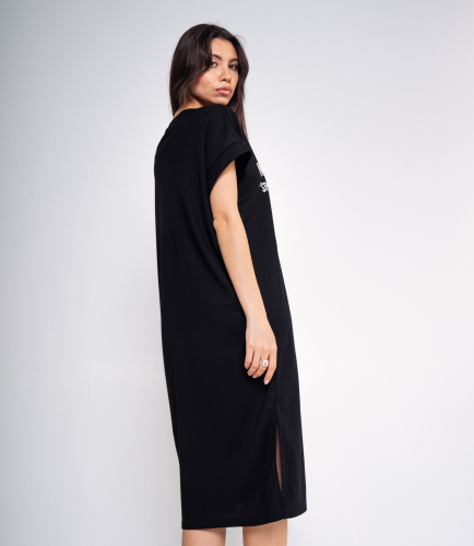 Платье #КТ2024-17, чёрный