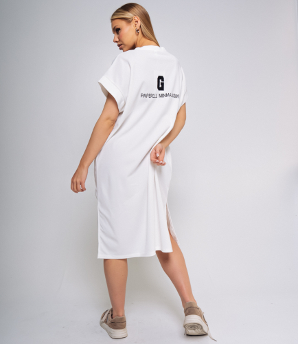 Платье #КТ2024-18, белый