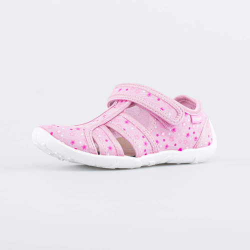 розовый туфли летние дошкольные Текстиль