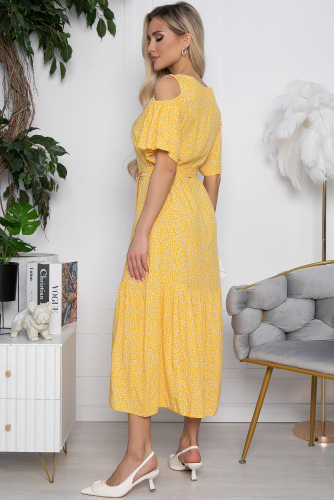 Платье Марианна (желтое) П10440
