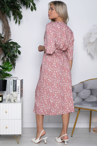 Платье Лора (розовое) П10344