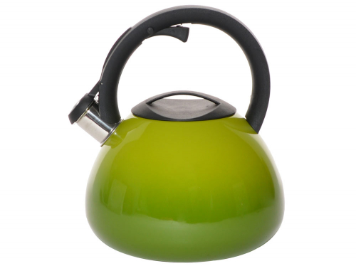 Чайник 2,8л со свистком индукция меняет цвет оливковый