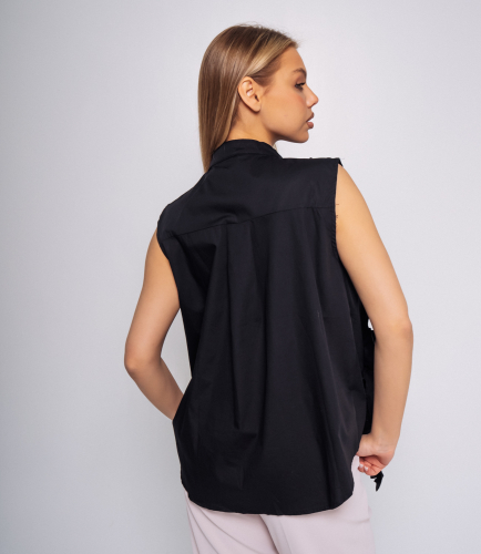 Блуза #КТ8839 (3), чёрный
