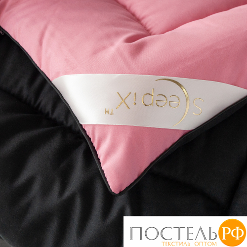 Одеяло 'Sleep iX' MultiColor 250 гр/м, 200х220 см, (цвет: Черный+Теплый розовый) Код: 4605674192011