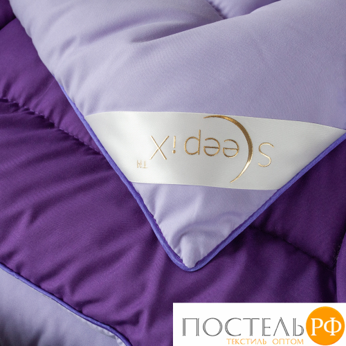 Одеяло 'Sleep iX' MultiColor 250 гр/м, 140х205 см, (цвет: Темно-фиолетовый+Фиолетовый) Код: 4605674031433