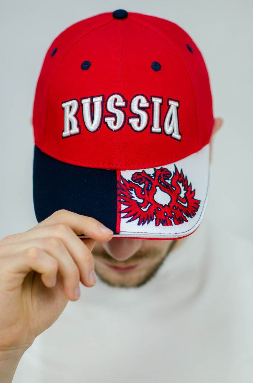 Бейсболка мужская/женская RUSSIA