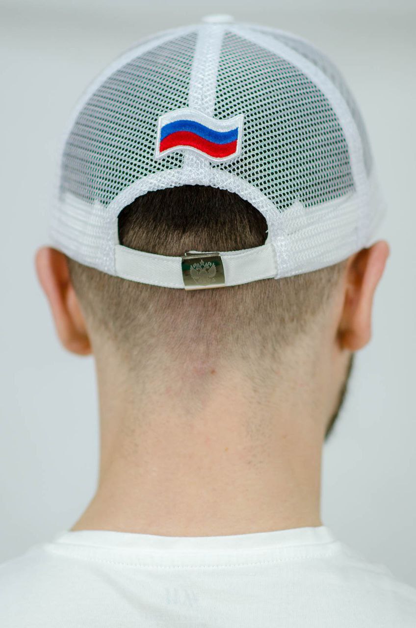 Бейсболка мужская/женская с сеткой RUSSIA