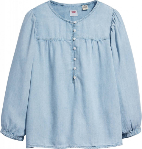 Рубашка женская HALSEY 3/4 SLV BLOUSE LIGHT INDIGO - FLAT FINISH, LEVIS