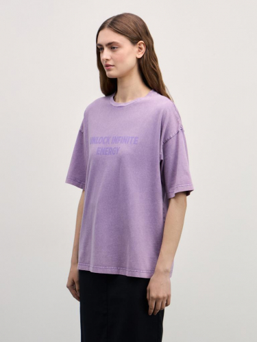 футболка женская лаванда