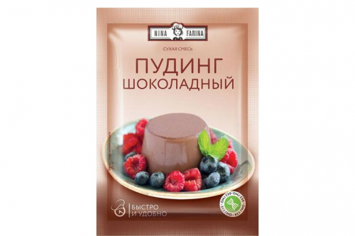 «Nina Farina», смесь для десерта «Пудинг шоколадный», 44 г