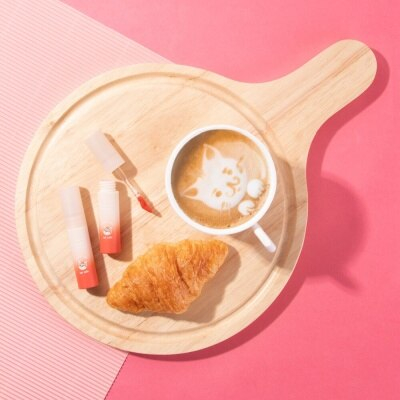Тинт для Губ и Щек Глянцевый «Sweet Cafe» (01 Cat Cafe, Коралловый)
