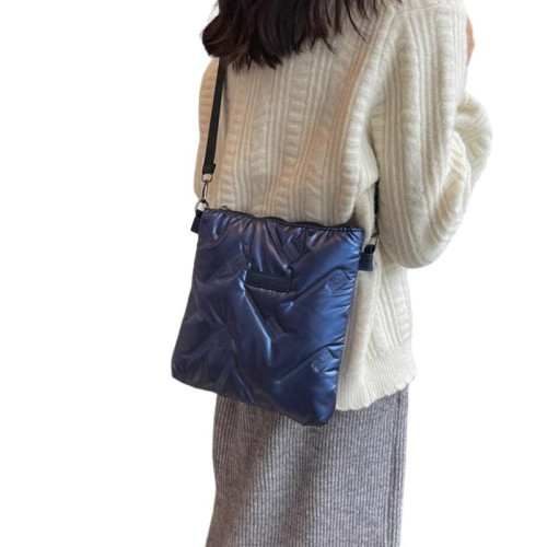 Женская текстильная сумка подушка 9023 BLUE