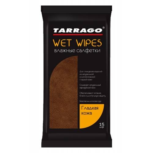 Салфетки влажные Tarrago, для гладкой кожи (15шт.) Tarrago