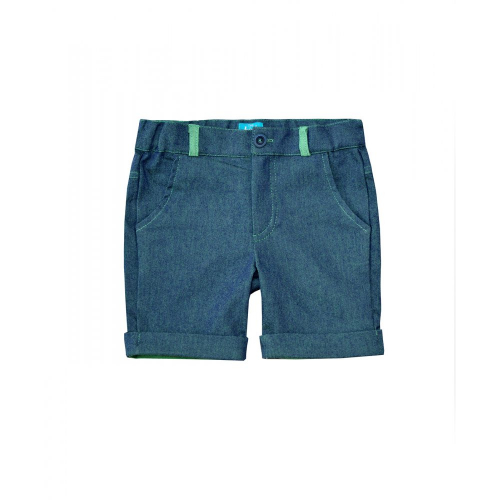 Шорты синие с зеленой отделкой (под джинсу) B 05.32.01