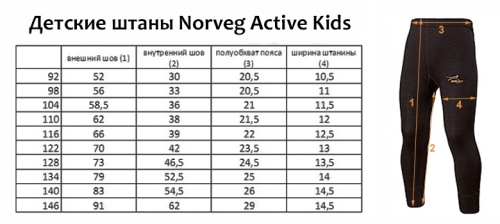 Active Kids Штанишки детские unisex, цвет черный