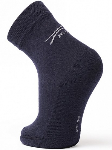 Носки Soft merino wool - мягкие носки с дополнительным утеплением в зоне стопы, цвет темно-синий