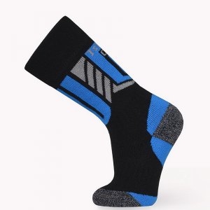 Носки детские серия для долгих прогулок, цвет: черный + ярко синий