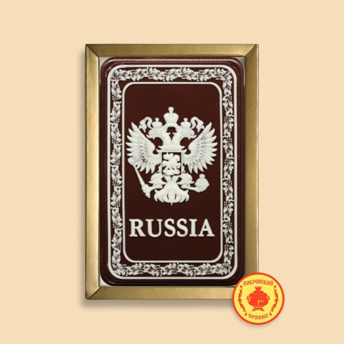 Герб Russia в рамке 160 грамм