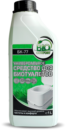 септик БиоКомфорт БК-77 для Биотуалетов Универсал 1 л/ 9 шт BIOCOMFORT