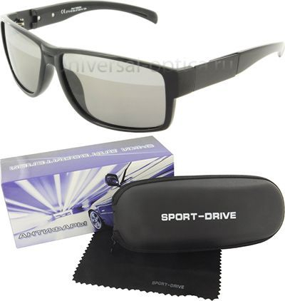 680р.   876р.2711-s-PL+AR очки для вод. Sport-drive (+футл.) col. 5-1, линза сер. 