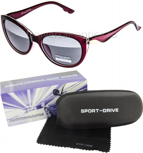 795р.   876р.4708-s-PL очки для вод. Sport-drive (+футл.) col. 6, линза сер. 